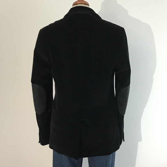 Tristan - Black Cordoroy Fitted Jacket - Picture 3 of 7